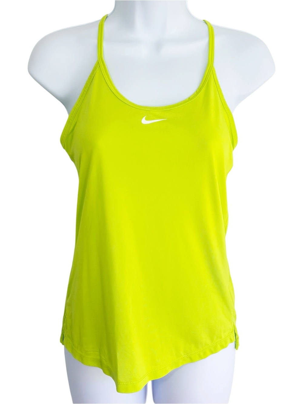 NWT NIKE Dri-Fit Neon Racerback Athletic Tank Top Relaxed Fit Women’s XS